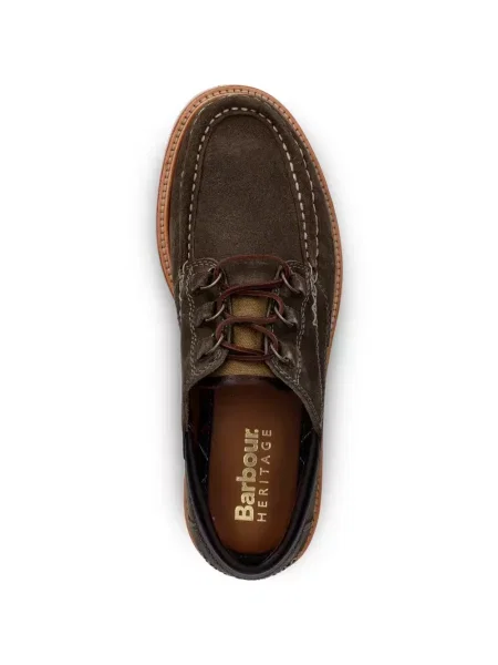 Pantofi derby Barbour gri