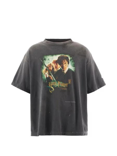Tricou Saint Mxxxxxx cu imagine negru