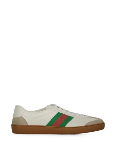 Sneakerși Gucci din piele cu dungi