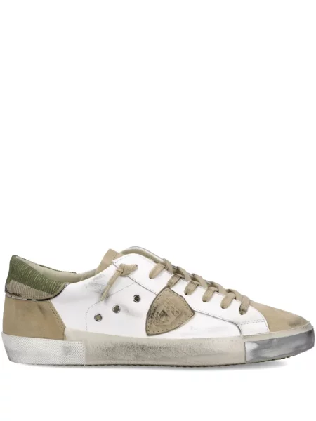 Sneakerși Philippe Model Paris din piele cu model camuflaj