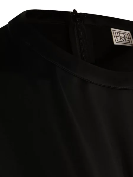 Rochie maxi Toteme scurtă de costum negru