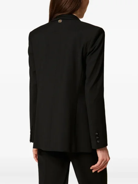 Sacou Twinset lung negru