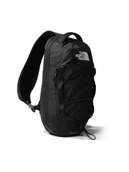 Plecak The North Face z nadrukiem w miejskim stylu na jednym ramieniu czarny