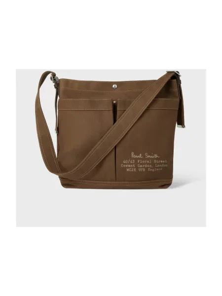 Torba Paul Smith w kwiatki w miejskim stylu zielona