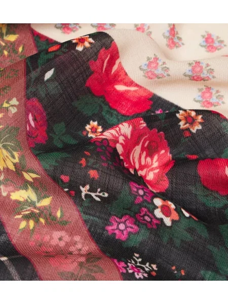 Fular Chloé de lână roz