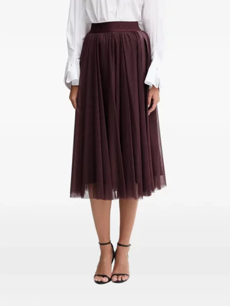 Fustă midi Joop! până la genunchi roșu