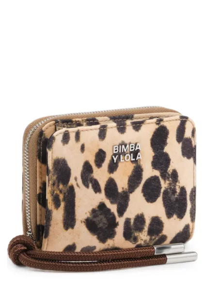 Portofel Bimba Y Lola cu model leopard cu rever
