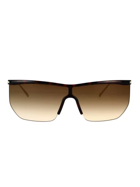 Okulary przeciwsłoneczne Saint Laurent brązowe
