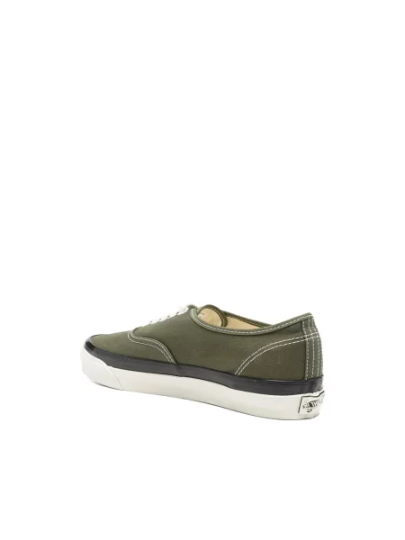 Lniane sneakersy Vans zielone