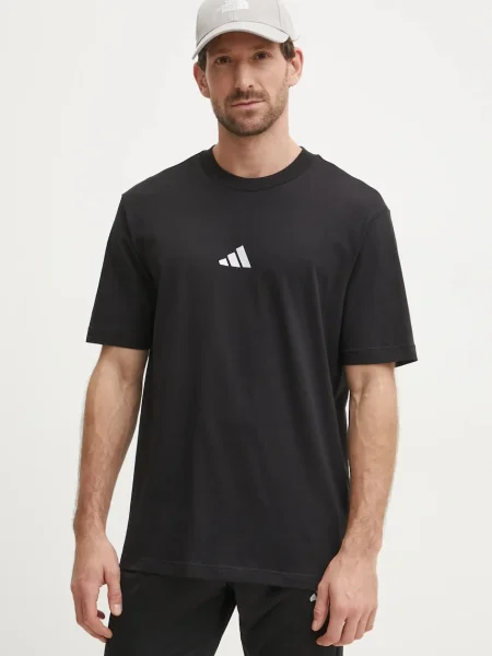 Adidas tricou din Essential bărbați uni negru