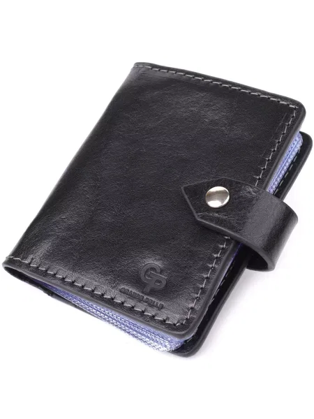 Кожаный кошелек Grande Pelle черный