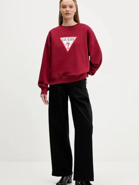 Кофта Guess Jeans з принтом білий