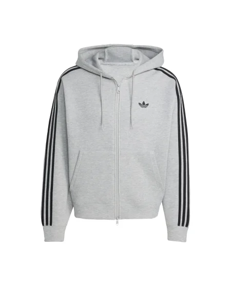 ADIDAS ORIGINALS Gornji dio trenirke Adicolor Spacer siva melange crna