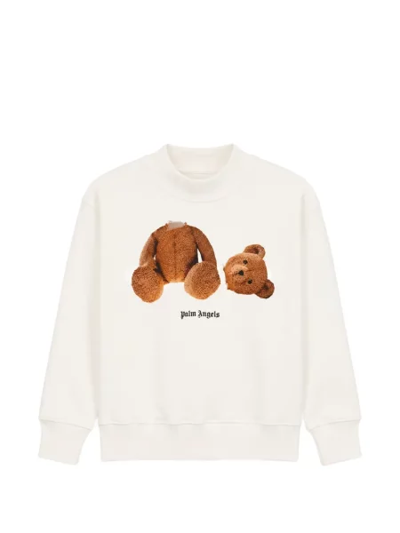 Sweter dziecięcy Palm Angels biały
