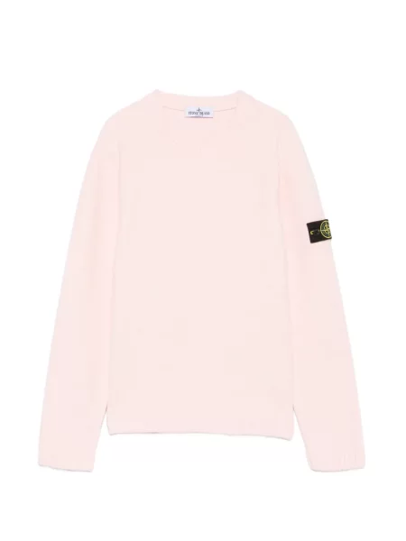 Sweter dziecięcy Stone Island różowy