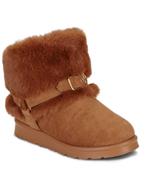 Botine Love Moschino maro