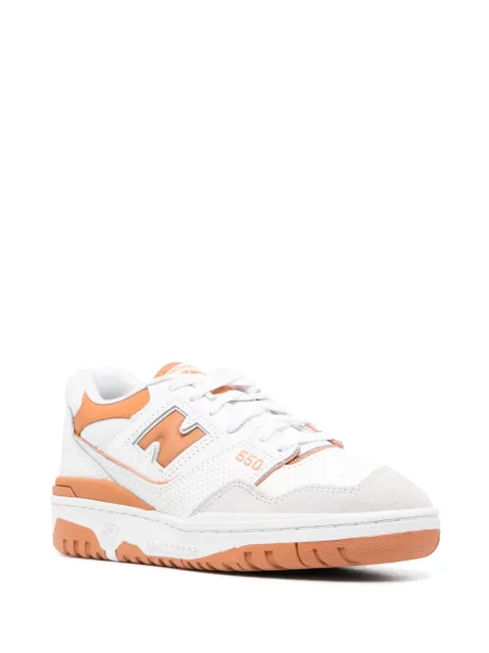 Iš natūralios odos sportbačiai New Balance balta