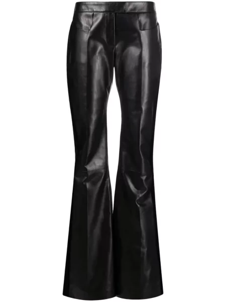 Pantaloni Tom Ford din piele negru