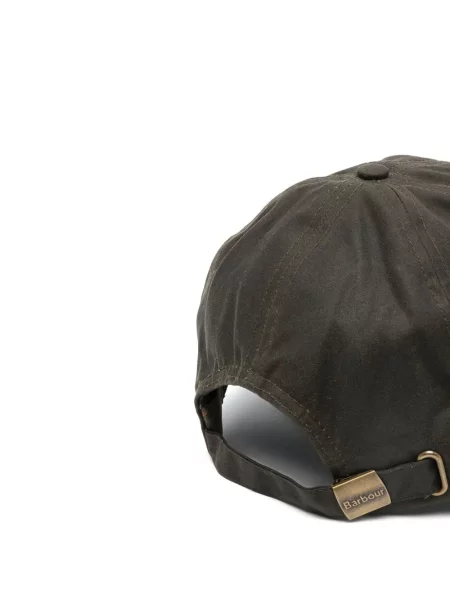 Siuvinėtas kepurė su snapeliu Barbour juoda