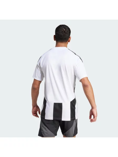 Pruhované tričko Adidas bílé