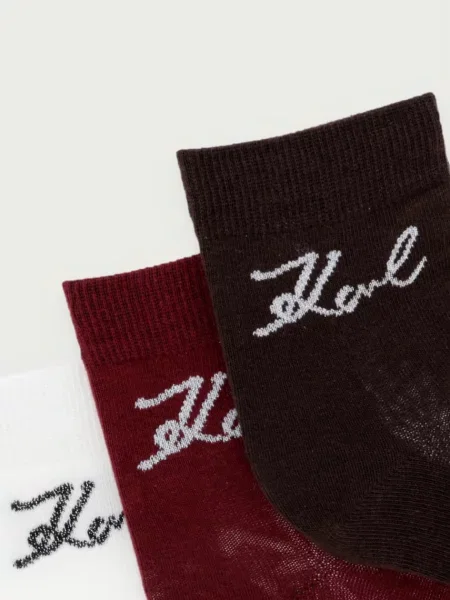 Karl Lagerfeld шкарпетки з бавовною K/SIGNATURE 3 шт.