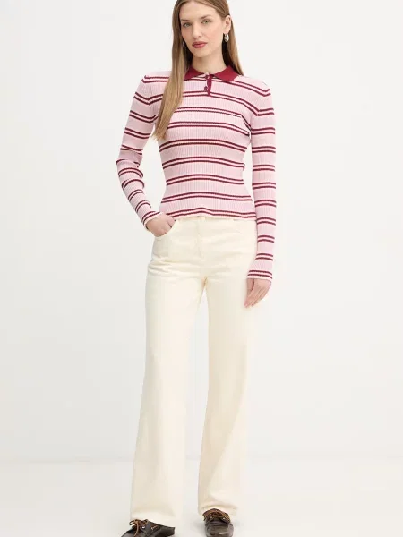MAX&Co. sweter MCOLOCUSTA różowy