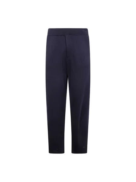 Spodnie Emporio Armani niebieskie