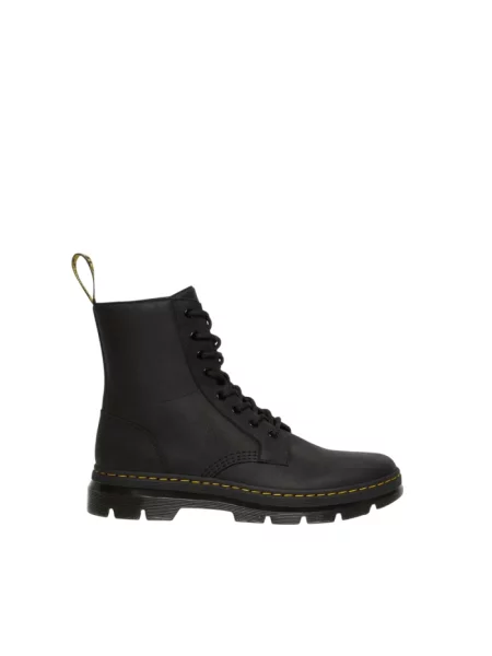Botki Dr. Martens sznurowane koronkowe czarne