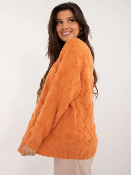 Pulover Fashionhunters portocaliu