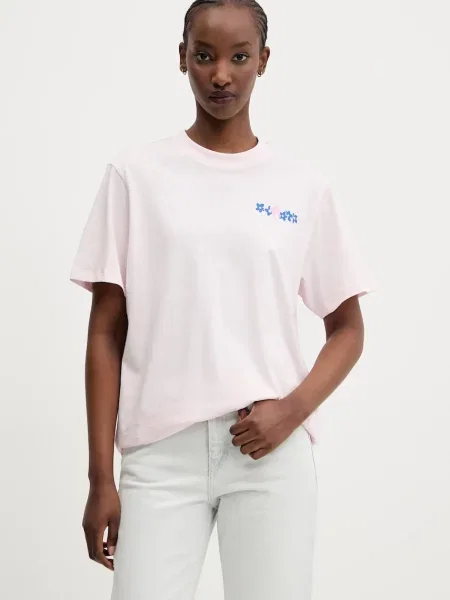 Ретро тениска Hugo Blue розово