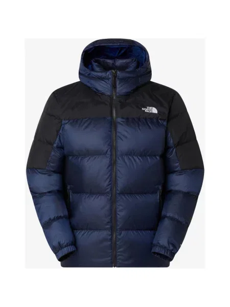 Kurtka z kapturem The North Face Diablo Down niebieski ciemny S czarny