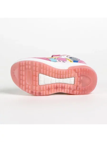 Teniși copii Peppa Pig alb