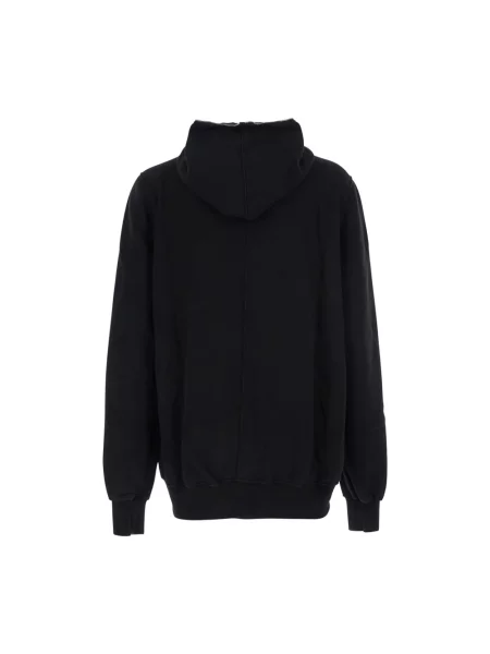 Bluza z kapturem Rick Owens z kapturem czarna