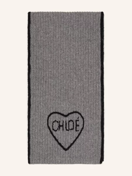 Chloé Szal Encoeur grau czarna