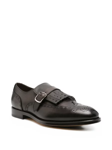 Pantofi monk Doucal's cu franjuri maro