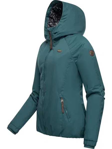 Ragwear Geacă funcțională Dizzie petrol verde