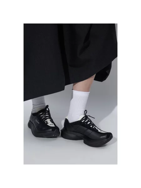 Sneakersy Y-3 skórzane czarne