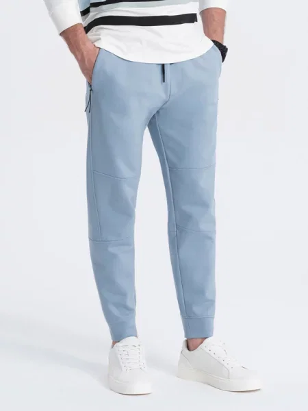 Панталон Ombre Clothing бяло