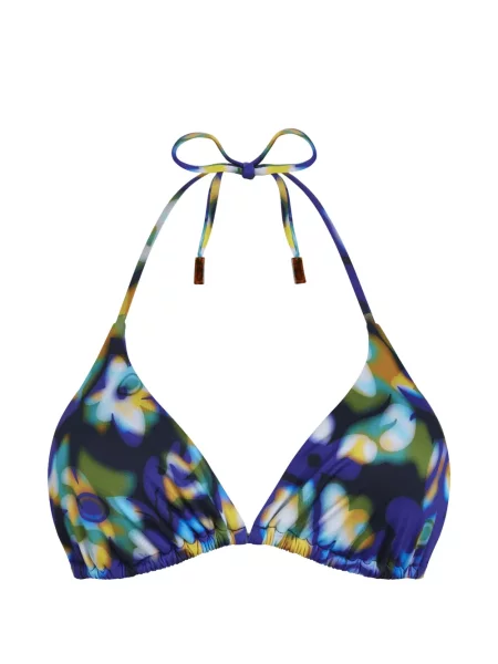 Top Vilebrequin cu model floral cu imagine albastru