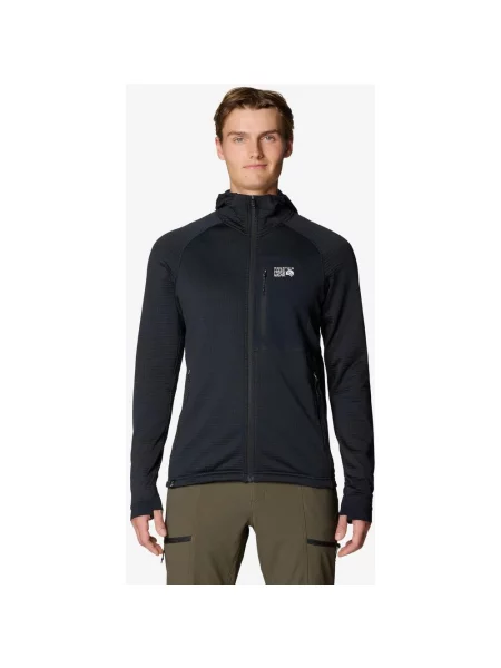 Bluza polarowa Mountain Hardwear Polartec Power Grid Full Zip S czarna