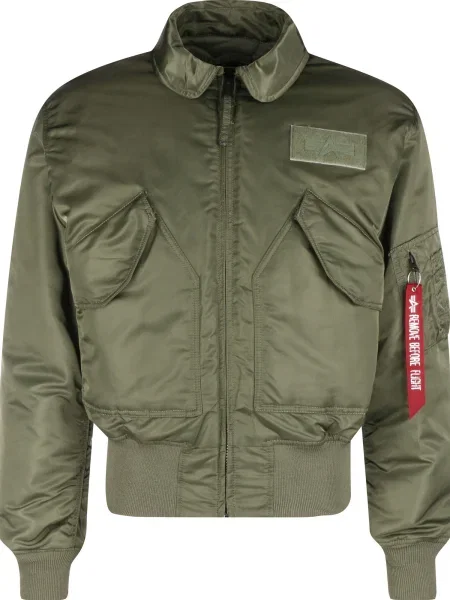 Alpha Industries CWU 45 Heritage Bomber zelená