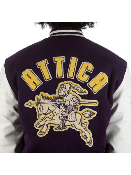 Geanta de piele Attica violet