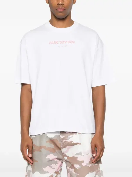 Tricou Blue Sky Inn cu imagine alb