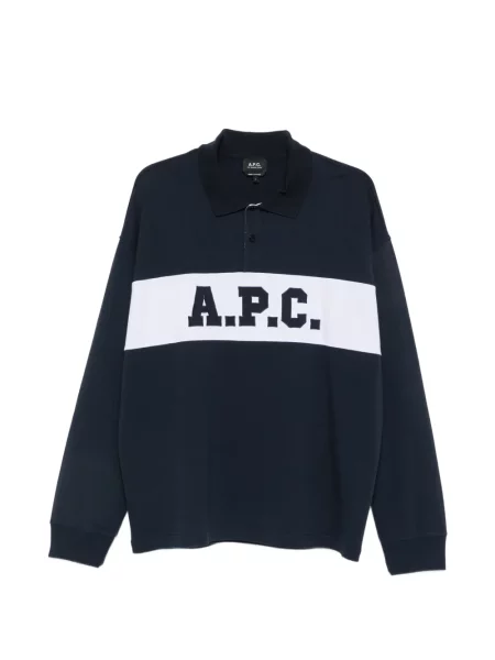 Polokošeľa A.p.c. modrá