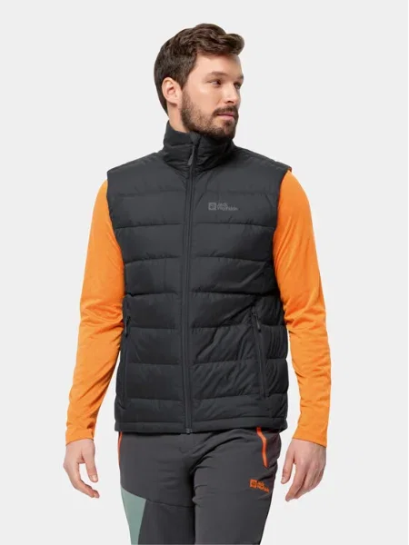 Jack Wolfskin Vestă Ather Down Vest negru