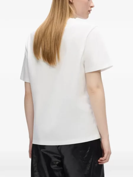 Stras tricou Karl Lagerfeld alb