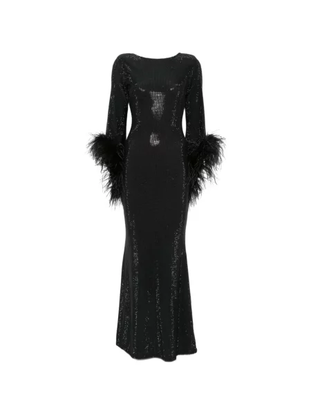 Rochie Miron cu pene negru