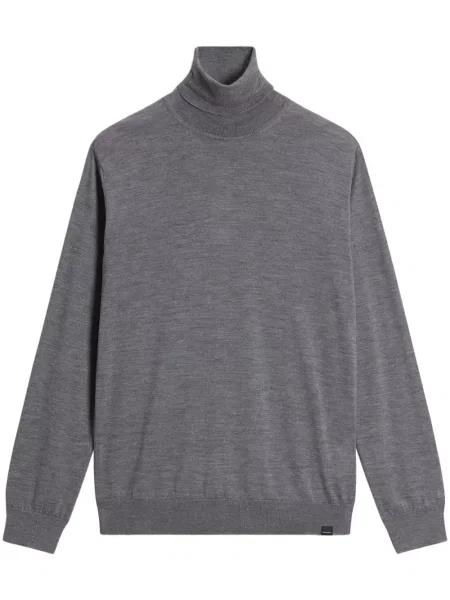 Pulover Woolrich de lână gri
