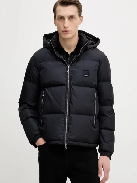 Пухено яке Armani Exchange синьо
