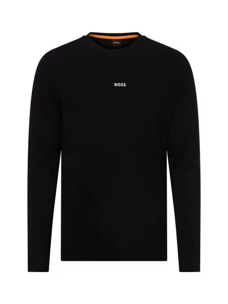 Koszulka polo Boss Orange klasyczna czarna